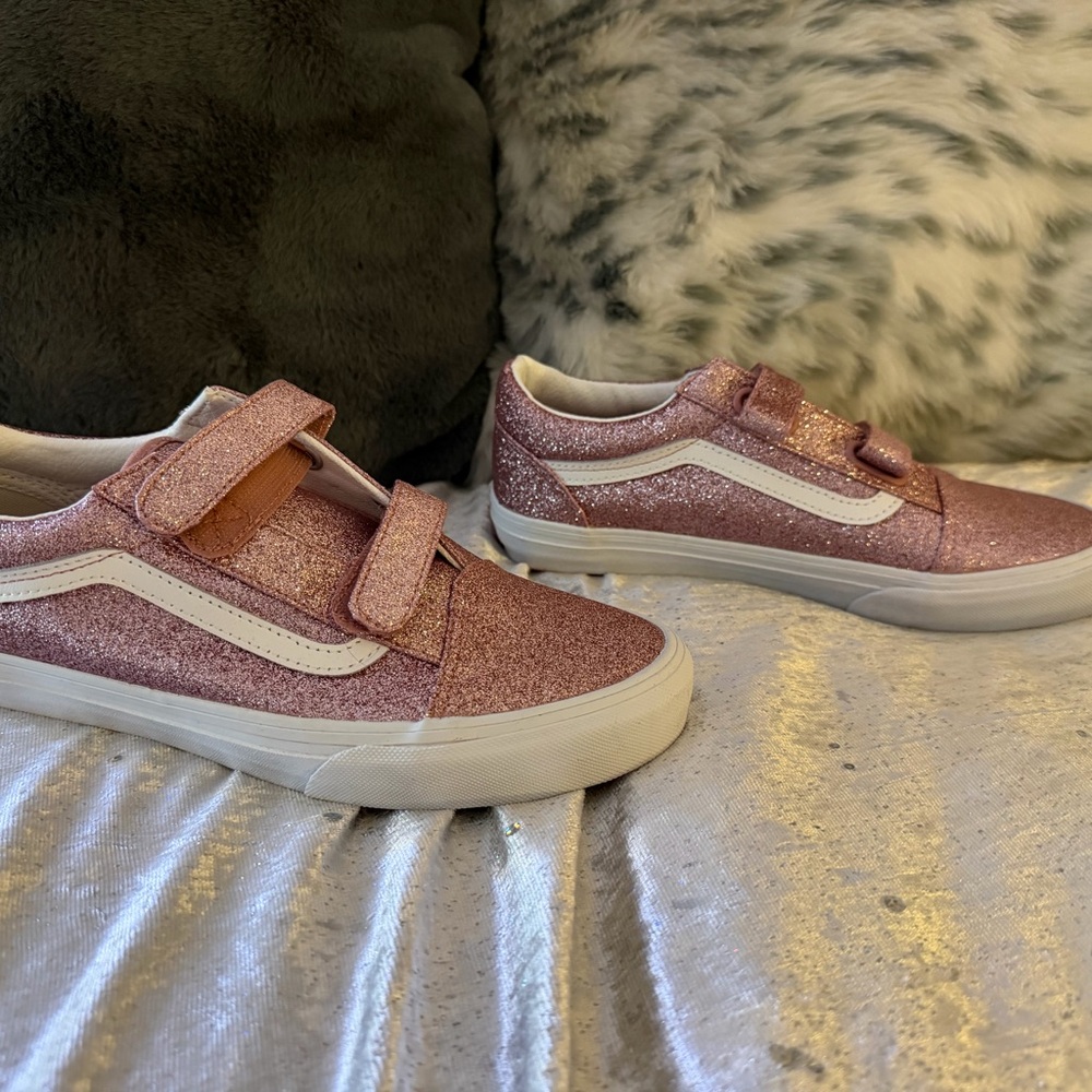 NWOT Vans Glittery Pink Shoes